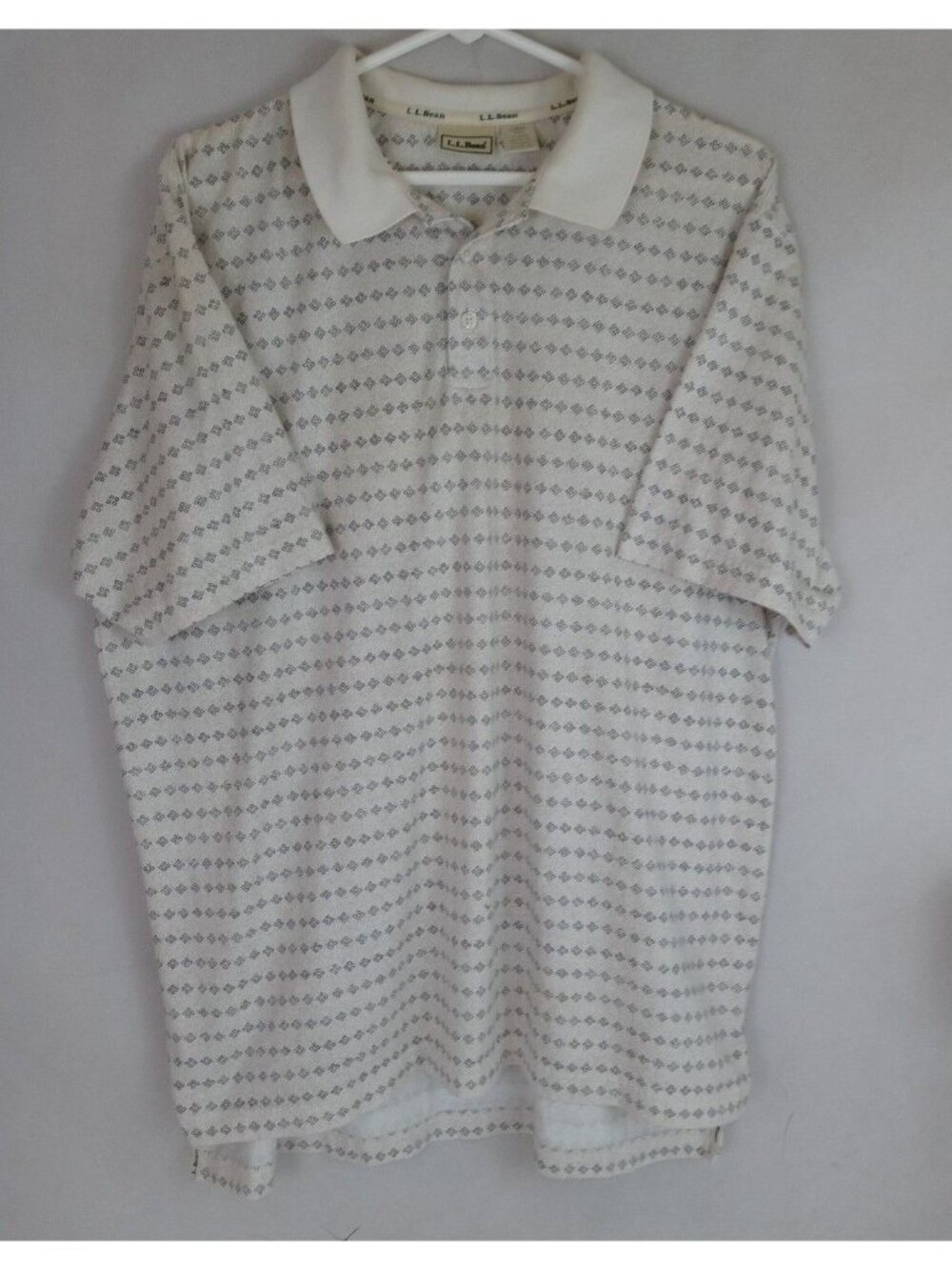 L.L. Bean Men's Short Sleeve Polo Shirt Size Large Tall